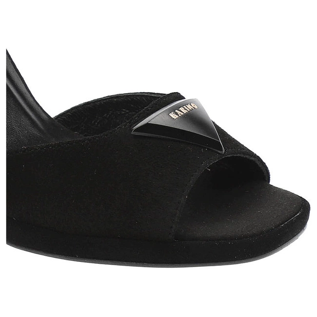 Sandále Karino - 4214/003-P Czarny/Welur