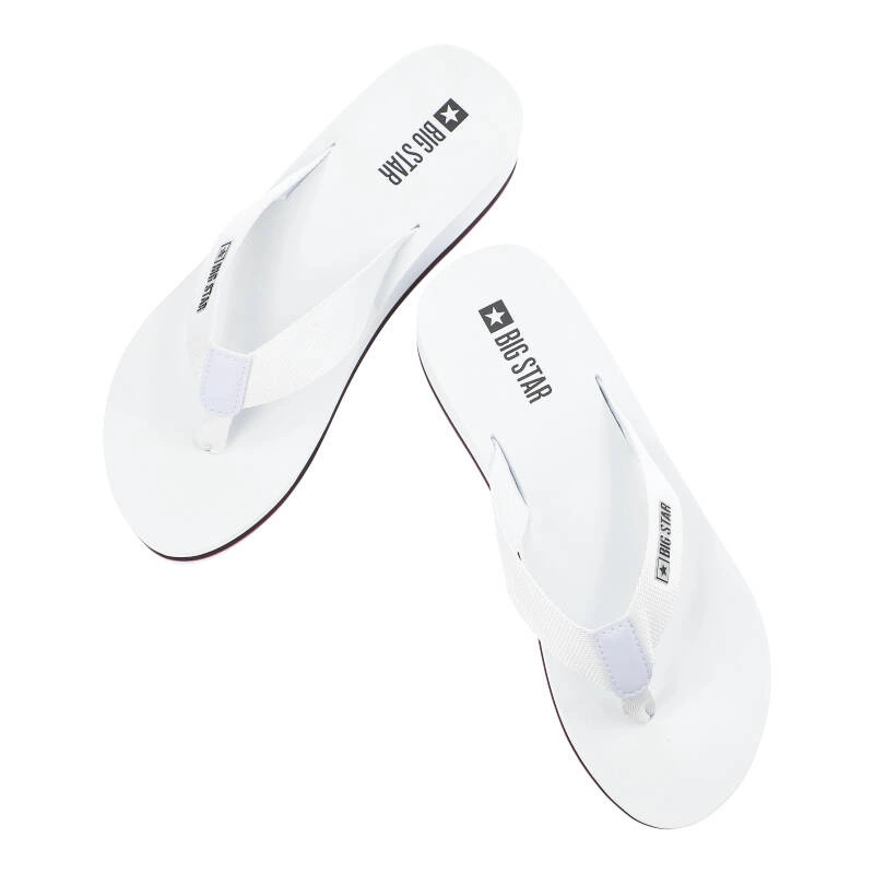 Šľapky Big Star - JJ274A333 Biały