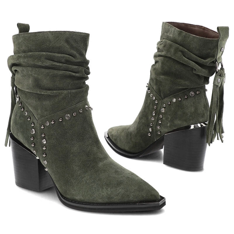 Členkové Topánky Alma en Pena - I23303 Crosta Khaki