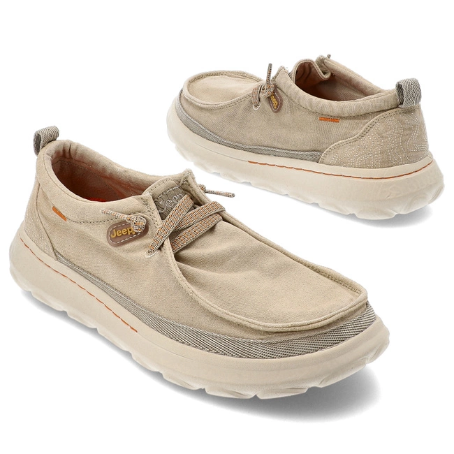 Poltopánky JEEP - Kauai Wallabee JM51041A 025 Sand