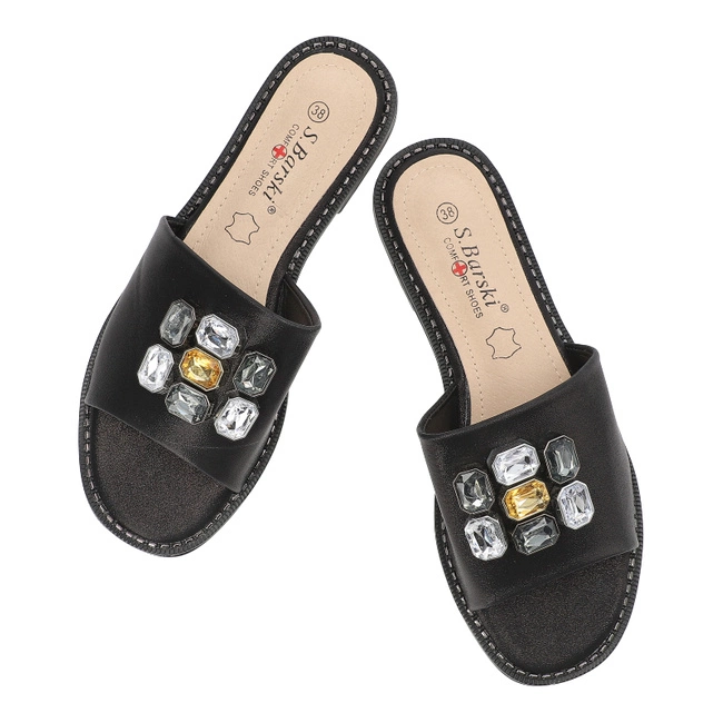 Šľapky S.Barski - KV27-031 Black