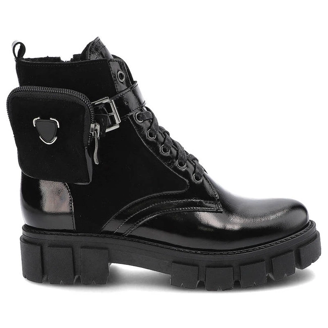 Členkové Topánky Pollonus - 5-1346-006 Czarny+Naplak