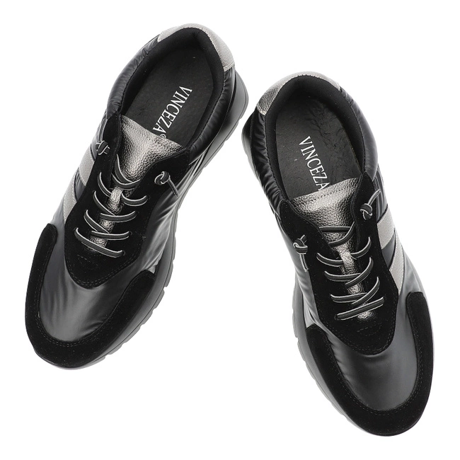 Tenisky VINCEZA - 58561 BK PU Czarny