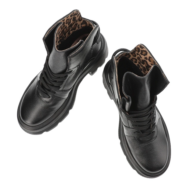 Členkové Topánky Karino - 5514/126-F Czarny/Lico Groszek