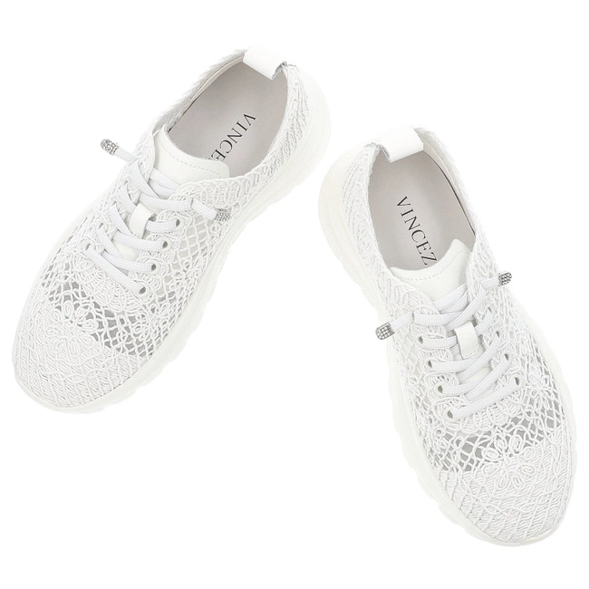 Tenisky VINCEZA - 66726 WH Biały