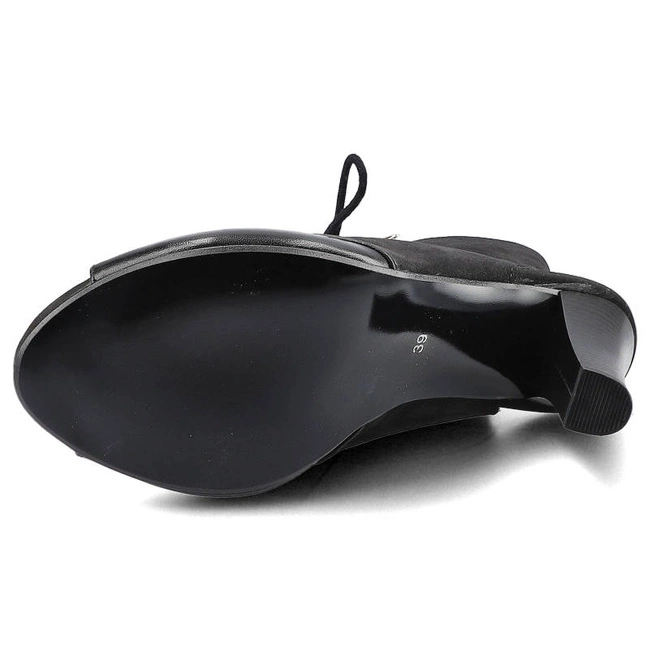 Členkové Topánky Carinii - B3329/OC_-G41-360-000-953 Midas Nappa Black/S04