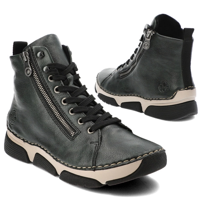 Členkové Topánky Rieker - 45920-54 Green