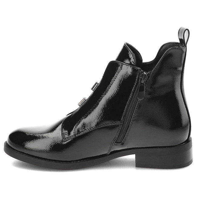 Členkové Topánky S.Barski - HY42-717 Black Patent