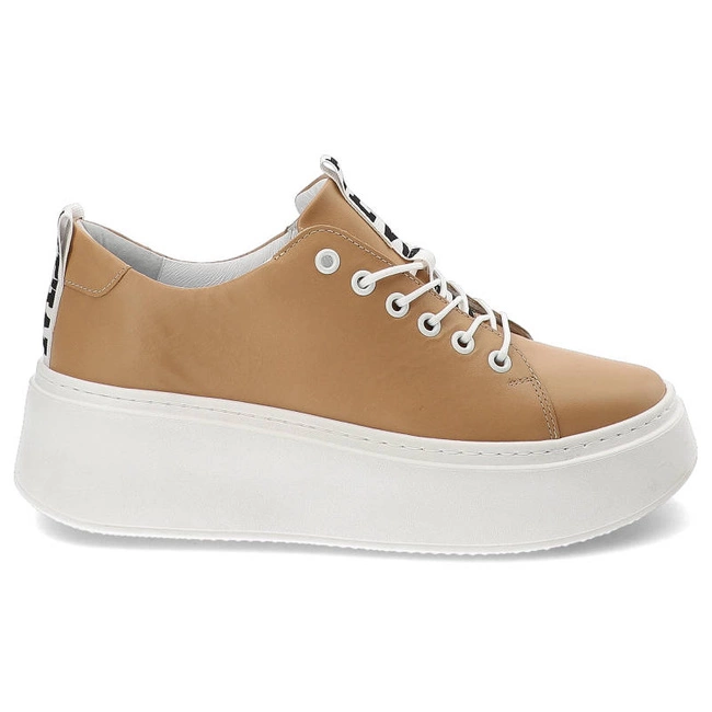 Tenisky Damiss - DS-665 Camel/Biały