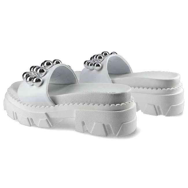 Šľapky Carinii - B7227_-L46-000-000-E49 Biały