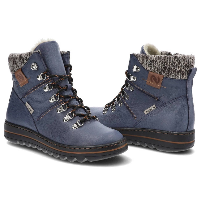 Členkové Topánky Nagaba - 329 Granat Rustic