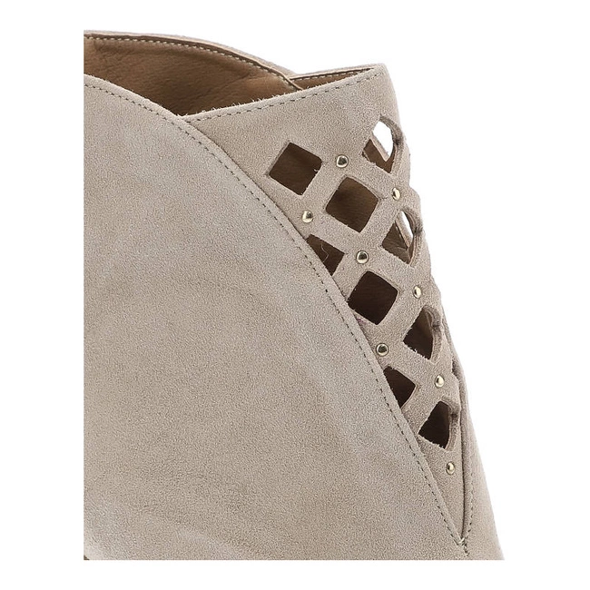 Členkové Topánky Damiss - DS-600/A Cappucino Zamsz