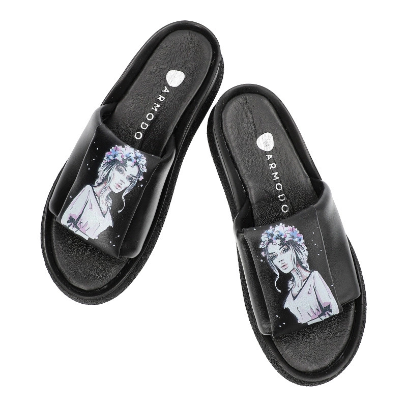 Šľapky Armodo - 4159/737 Czarny/A-1