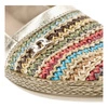Espadrilky ARMODO - 10178 Plec.Beż/Kryształ Złoto