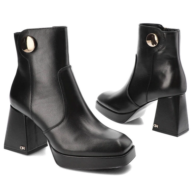 Členkové Topánky Chebello - 4213_-002-000-MIC-S214 Czarny