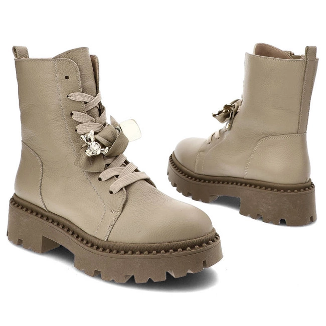 Členkové Topánky Karino - 4785/001-F Beż/Lico