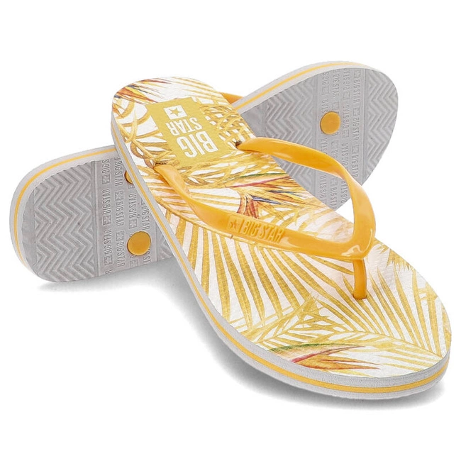 Šľapky Big Star - LL274819 201 Żółty