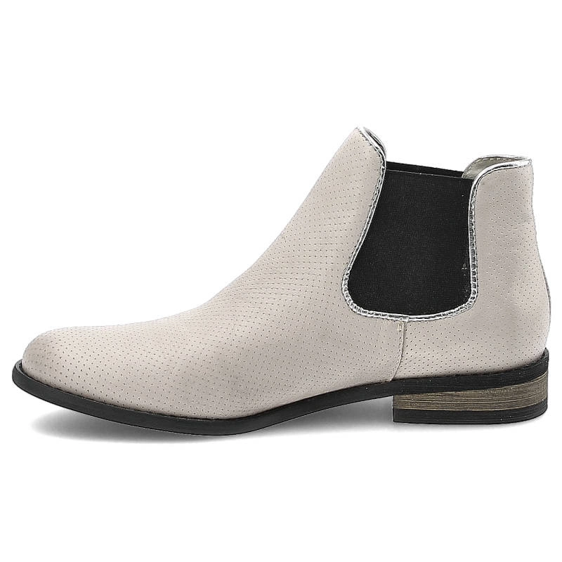 Členkové Topánky Carinii - B2732_C15-611-000-983 Savage Greibird/Lustro Srebro