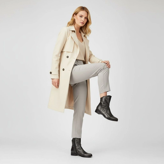 Členkové Topánky Armodo - 7096A Czarny/Srebrny