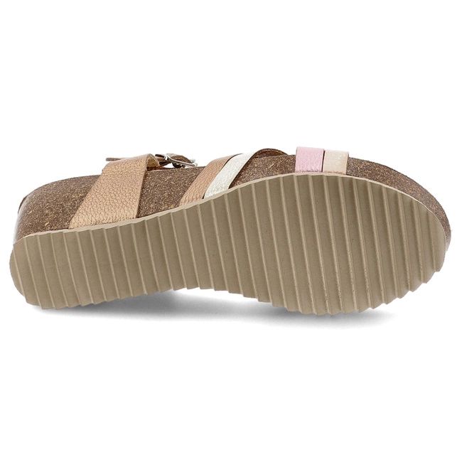 Sandále HEE - 25001 Vaquetilla Nu/Pi/Ca/T