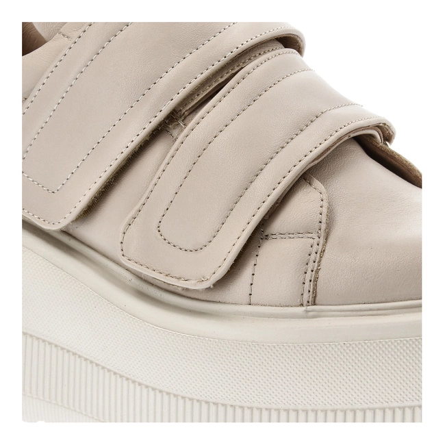 Tenisky Carinii - B9400_-T32-L46-000-G36 Beż/Biały