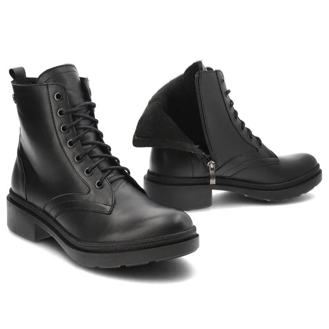 Členkové Topánky Pollonus - 5-1538-002 Czarny Lico