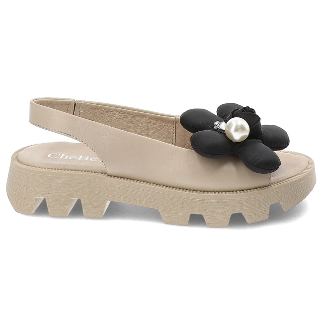 Sandále Chebello - 4390_-501-000-PSK-S323 Beżowy