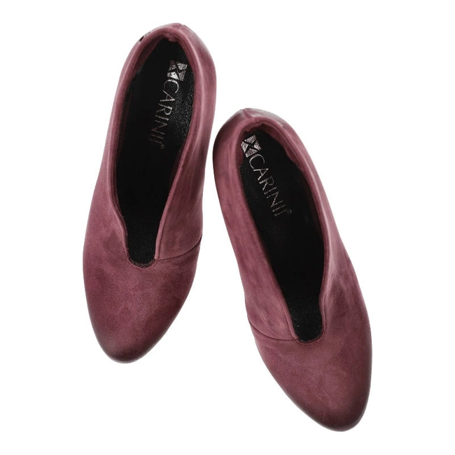 Členkové Topánky Carinii - B3255 Bordowy