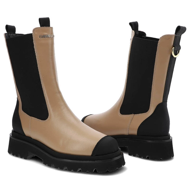 Členkové Topánky Chebello - 2799_-299-150-MIC-S194 Beżowy