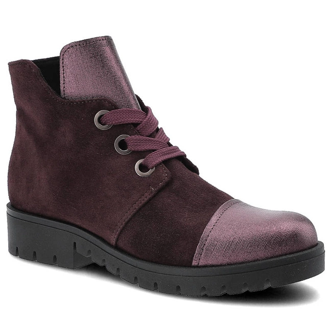 Členkové Topánky Gamis - 3542 K16/Bordo Welur