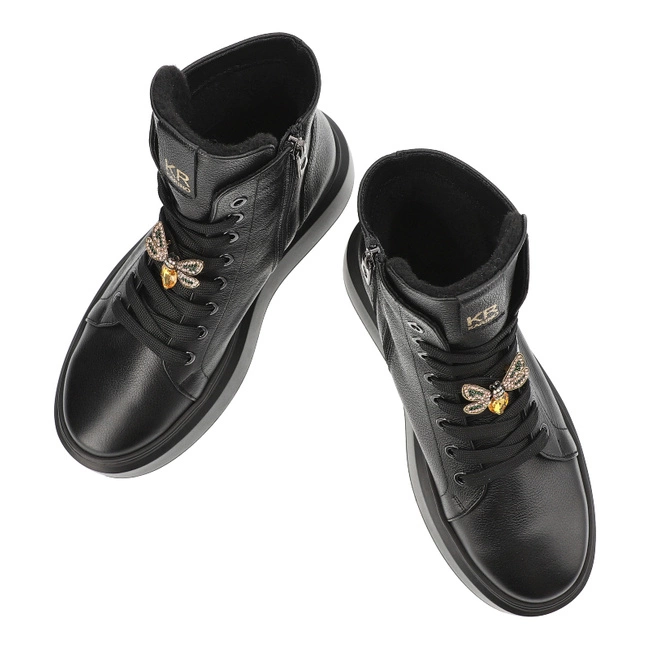 Členkové Topánky Karino - 5313/126-F Czarny/Lico Groszek