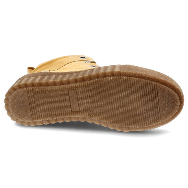 Šnúrovacie Členkové Topánky Armodo - 753 Żółty K10