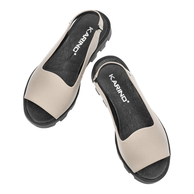 Sandále Karino - 4664/001-P Beż/Lico