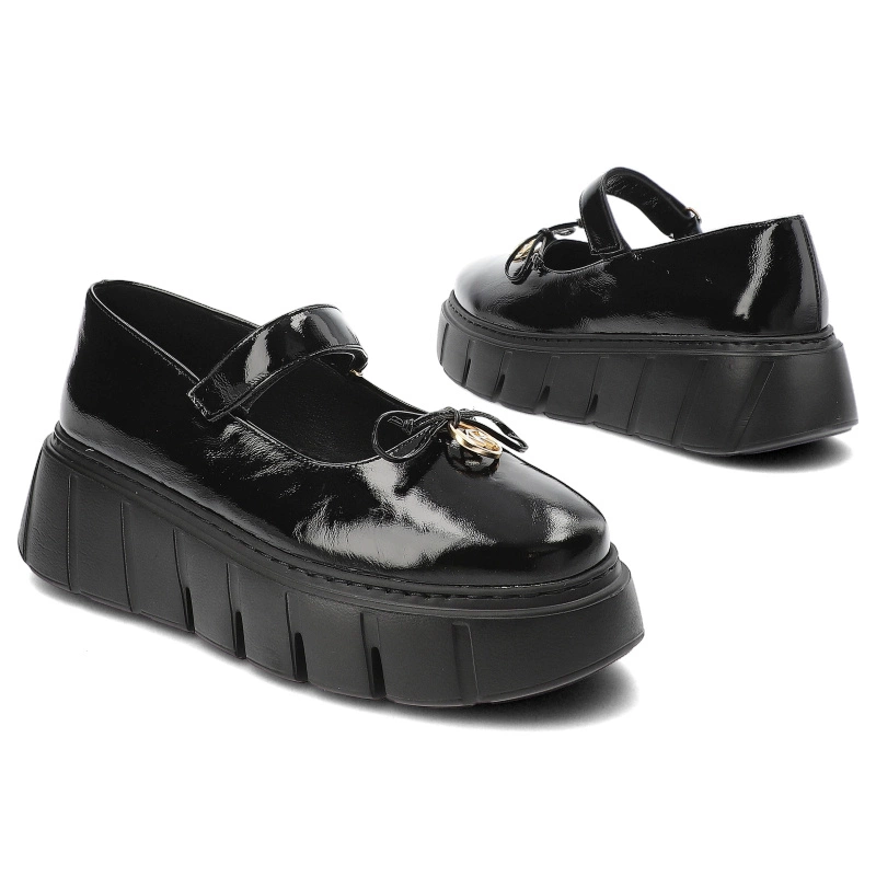 Poltopánky Karino - 5308/090-P Czarny/Naplak