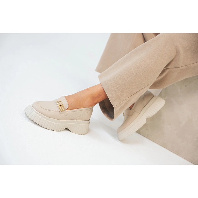 Poltopánky Karino - 5055/001-P Beż/Lico