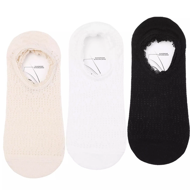 Baleriny MORAJ 3 Pary - CDB250-209 Mix Kolor