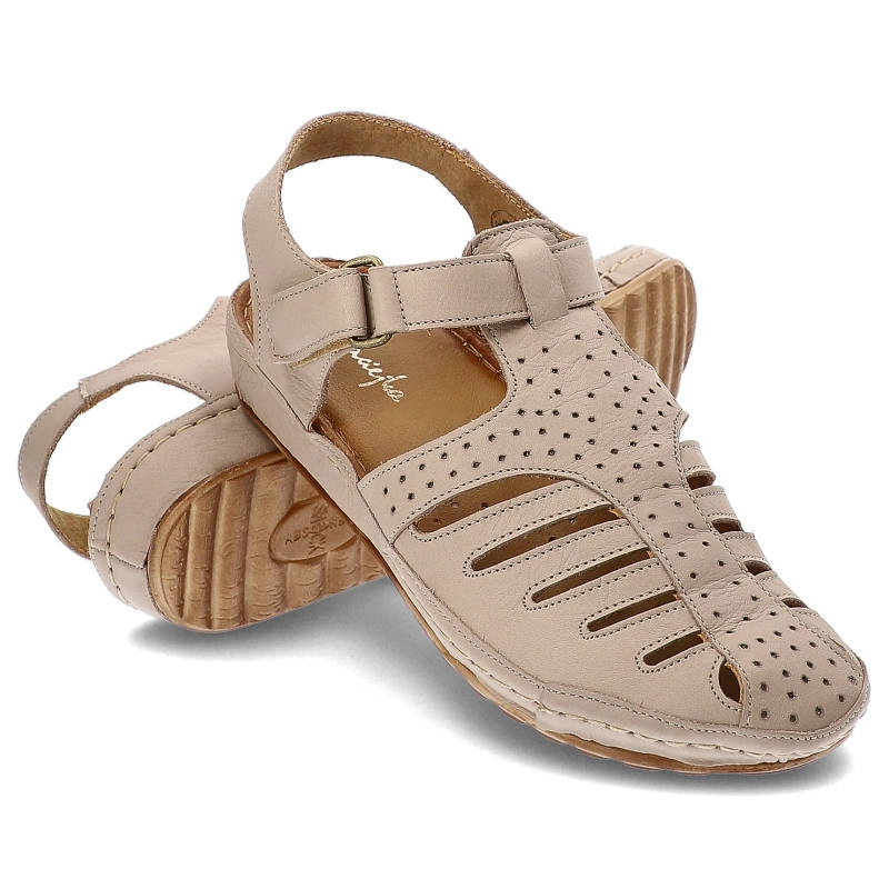 Sandále Maciejka - 6060A-04/00-5 Beż