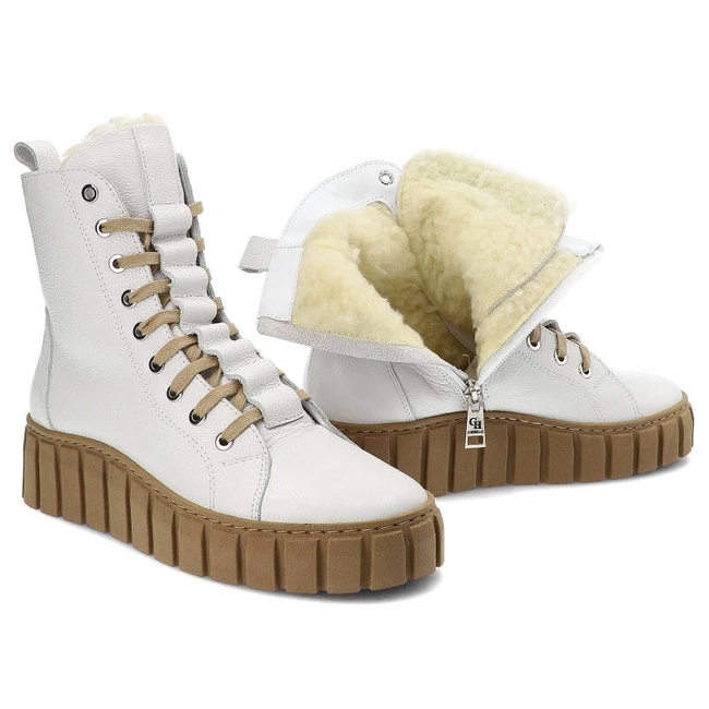 Členkové Topánky Chebello - 3056_-154-000-MIS-S239 Biały