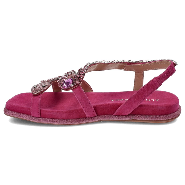 Sandále Alma en Pena - V240840 Suede Fuxia