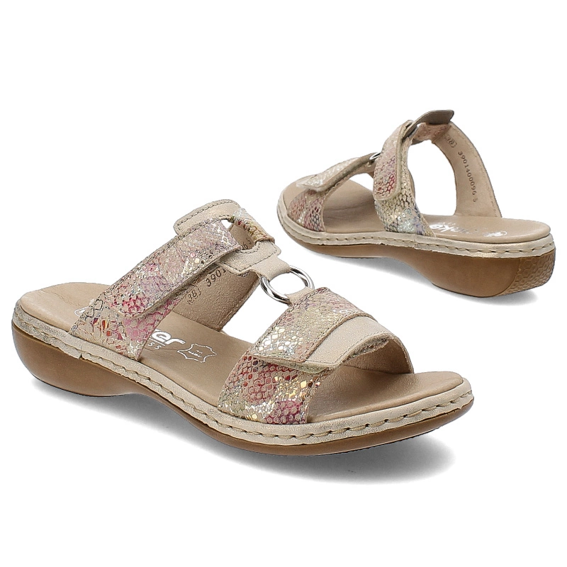 Šľapky Rieker - 659X6-90 Pink