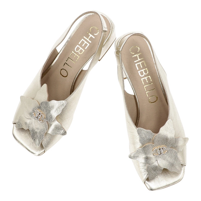 Sandále CHEBELLO - 4385/K_-046-000-PSK-S182 Złoty