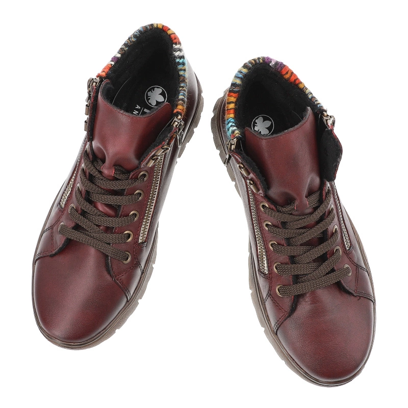 Členkové Topánky RIEKER - N1305-35 Red