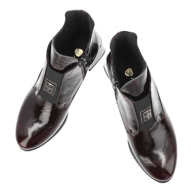 Členkové Topánky ARMODO - 60560 Naplak Bordo+Cn