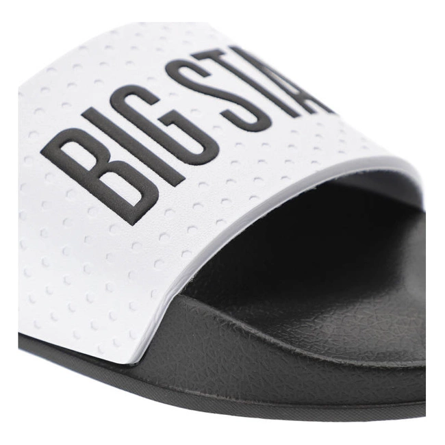 Šľapky Big Star - MM174320 Czarny/Biały
