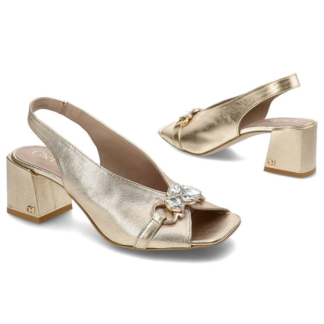 Sandále Chebello - 4089_-067-000-PSK-S182 Złoty