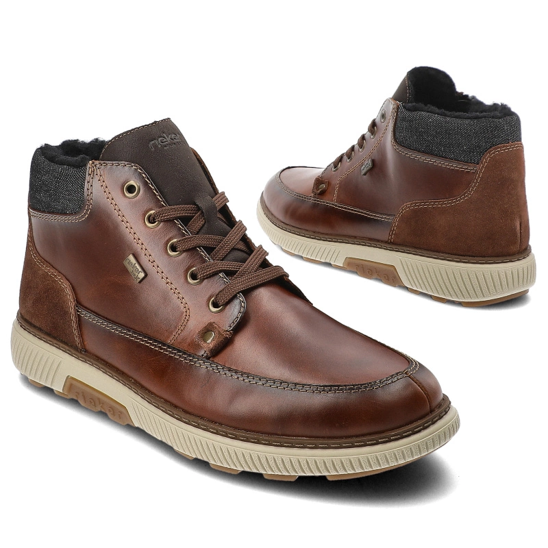 Členkové Topánky Rieker - B3314-24 Brown