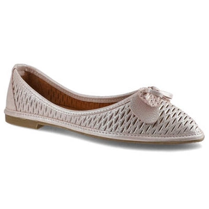 Baleríny Lanqier - 44C0640 Różowy