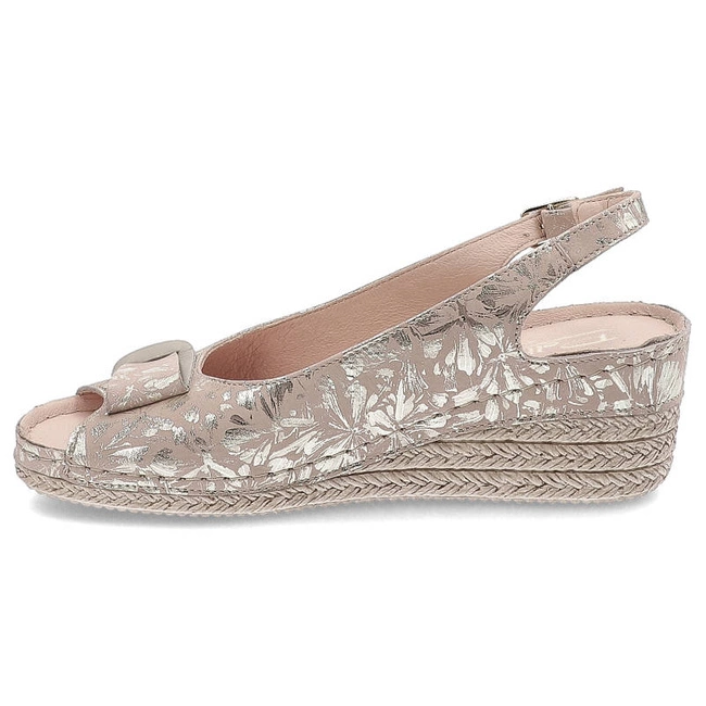 Sandále Pollonus - 5-1405-003 Pigi Złote Kwiaty