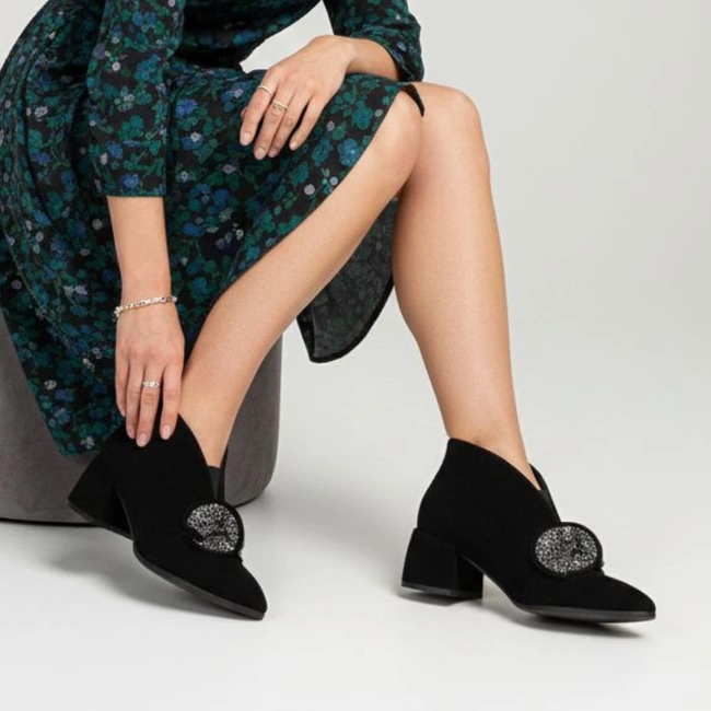 Členkové Topánky S.BARSKI - MR52-182 Black/Silver