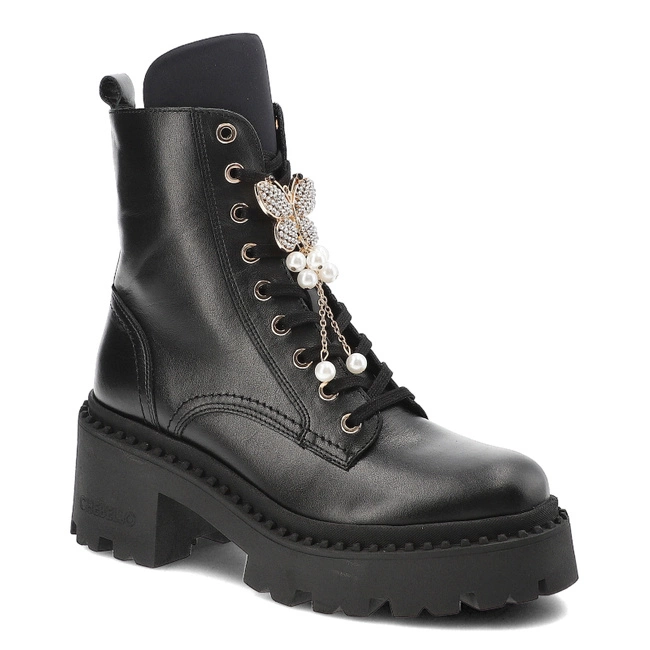 Členkové Topánky Chebello - 4590_-002-000-MIC-S303 Czarny